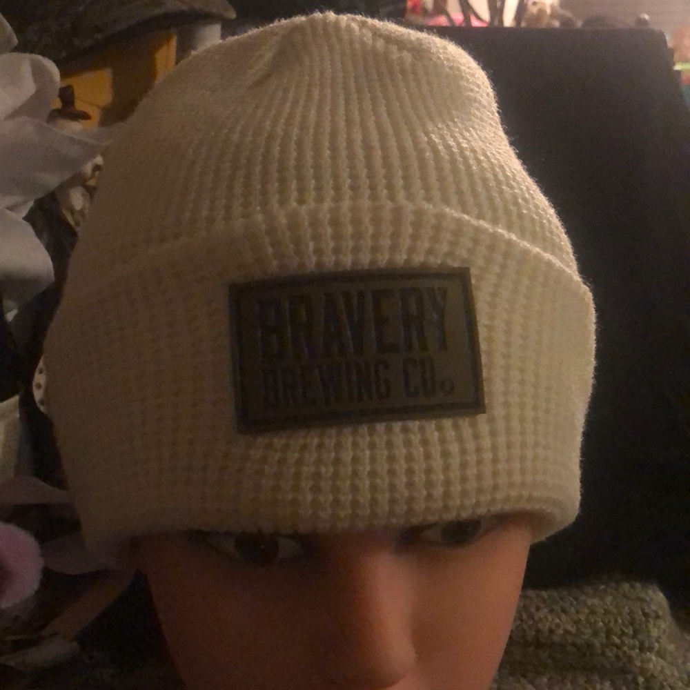 Bravery Brewing Co. Beanie And Wonderstate Coffee Gray Cap